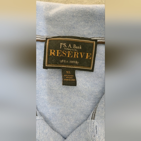 Jos. A. Bank Reserve Men's Long Sleeve Polo Sweater XL - Picture 3 of 8